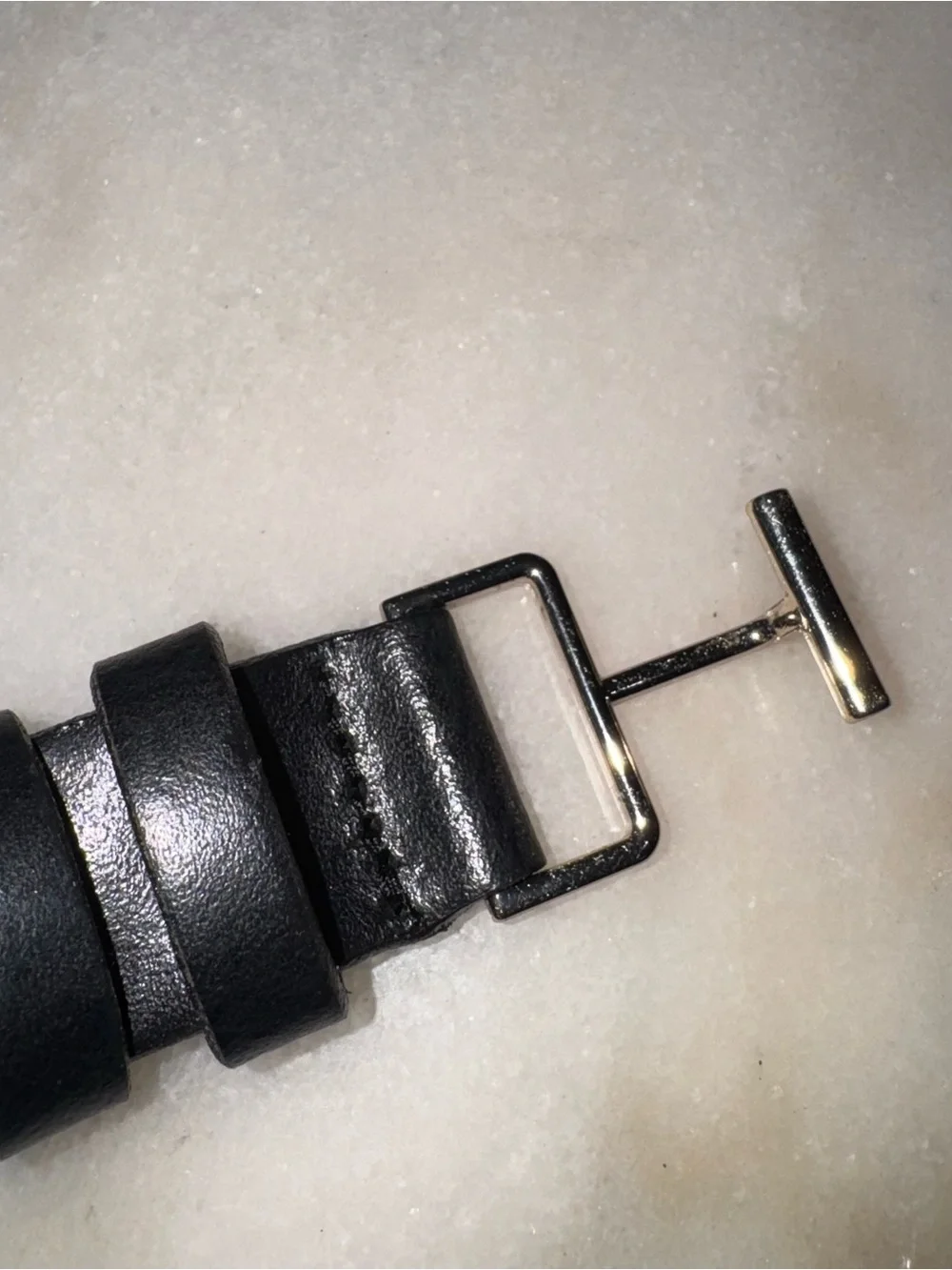 Genuine leather belt